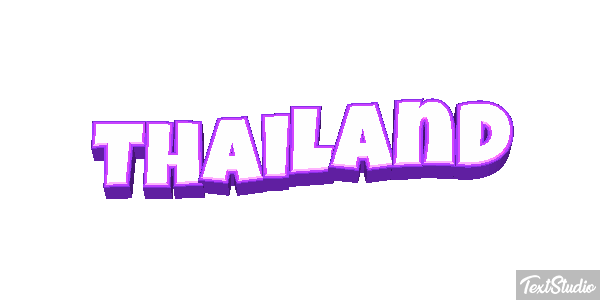 Thailand Text effect