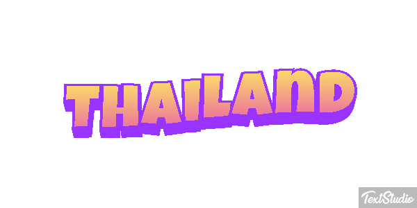 Thailand Text effect