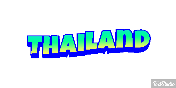 Thailand Text effect