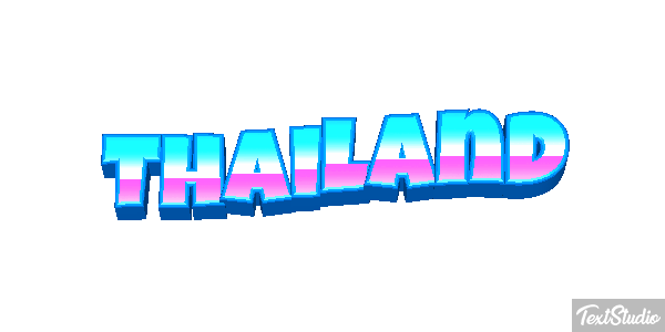 Thailand Text effect