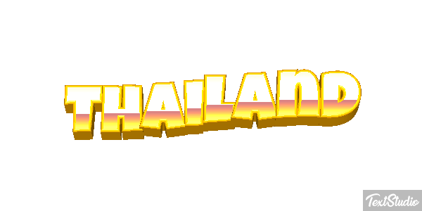 Thailand Text effect