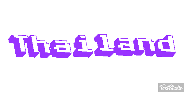 Thailand Text effect