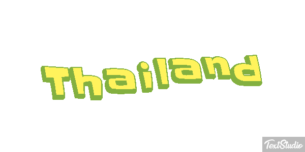 Thailand Text effect