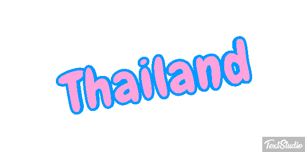 Thailand Text effect