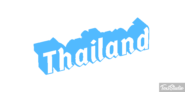 Thailand Text effect