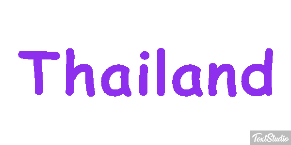 Thailand Text effect