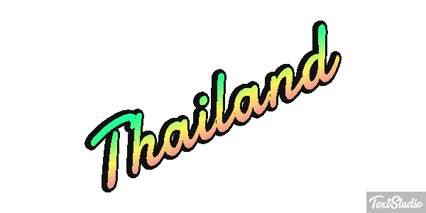 Thailand Text effect