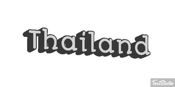 Thailand Text effect