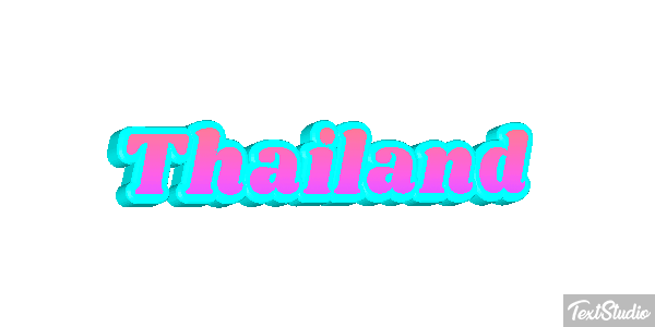 Thailand Text effect