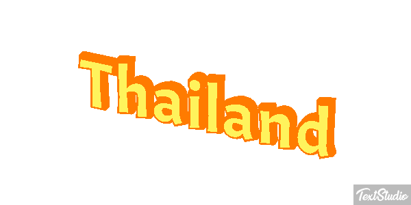Thailand Text effect