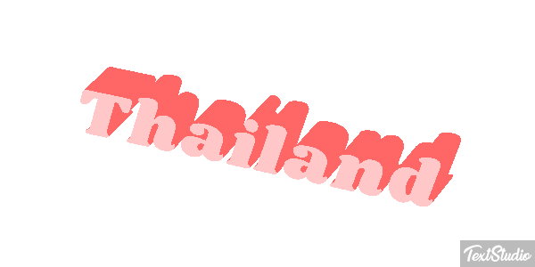 Thailand Text effect