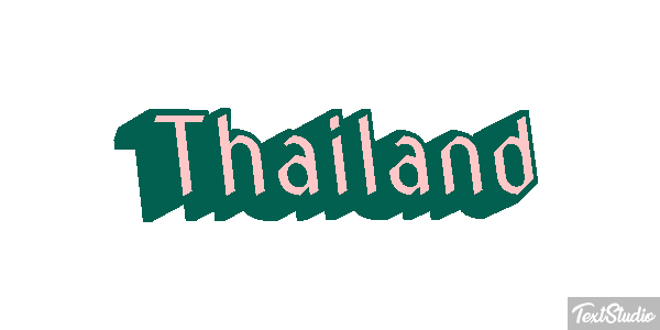 Thailand Text effect