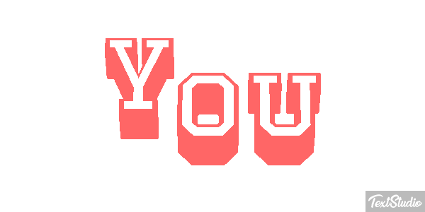 You Текстовый эффект
