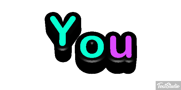You Текстовый эффект