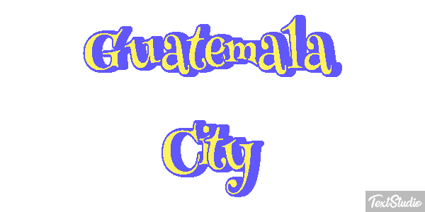 Guatemala City Efekt tekstowy