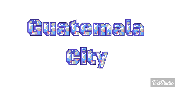 Guatemala City Efekt tekstowy
