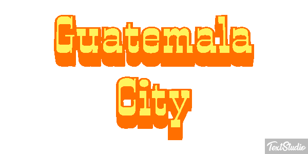 Guatemala City Efekt tekstowy