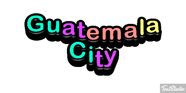 Guatemala City Efekt tekstowy