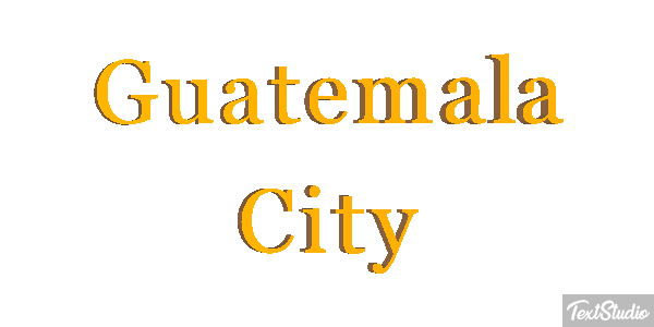 Guatemala City Efekt tekstowy