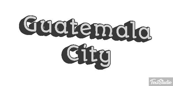 Guatemala City Efekt tekstowy