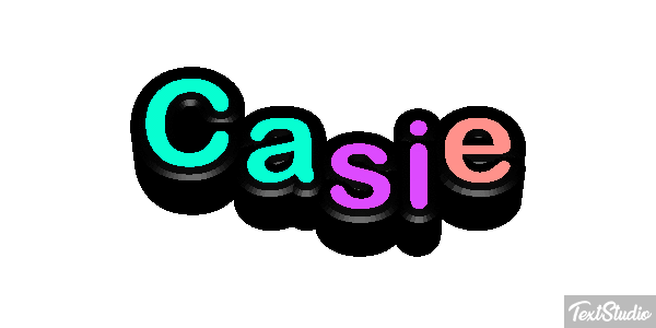 Casie Effetto testo