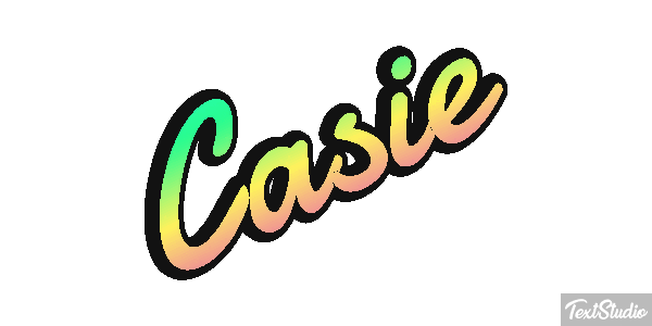 Casie Effetto testo