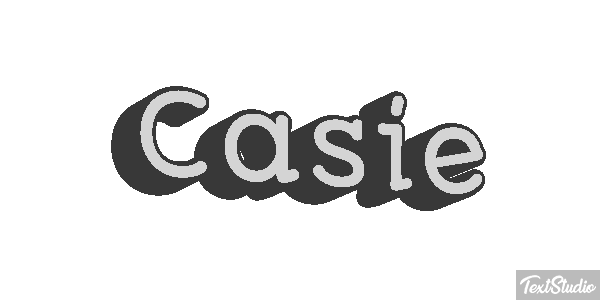 Casie Effetto testo
