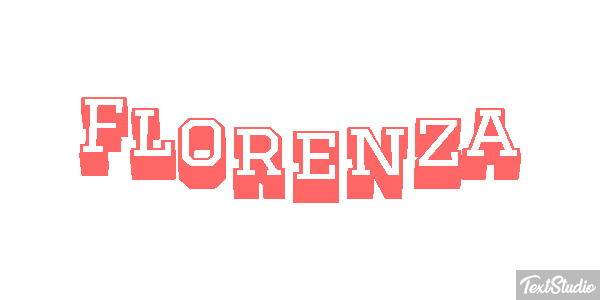 Florenza Effetto testo