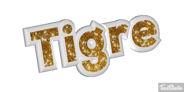 Tigre Efeito do texto