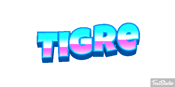 Tigre Efeito do texto
