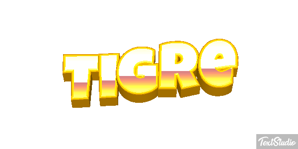 Tigre Efeito do texto