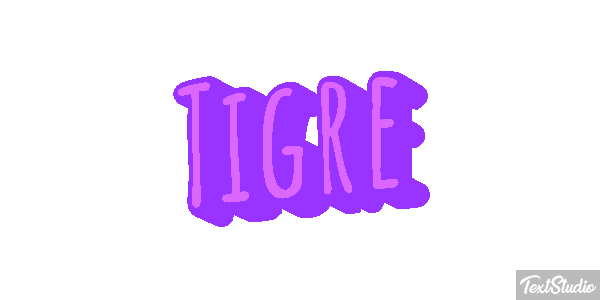 Tigre Efeito do texto