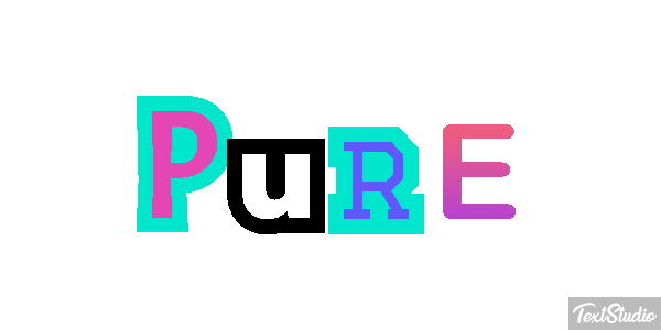 Pure Text effect