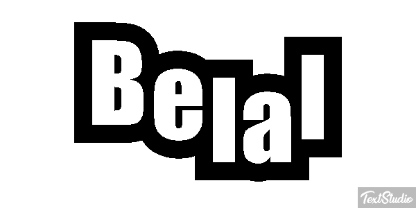Belal Text effect