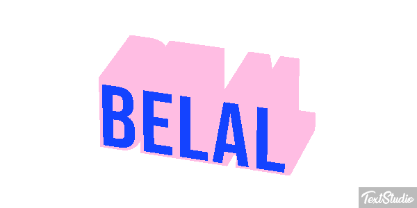 Belal Text effect
