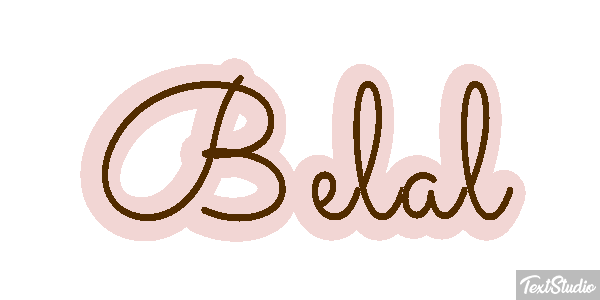 Belal Text effect