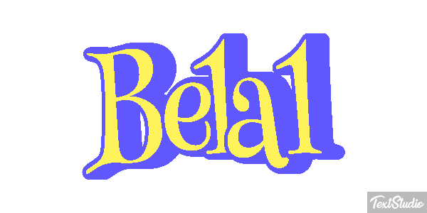 Belal Text effect