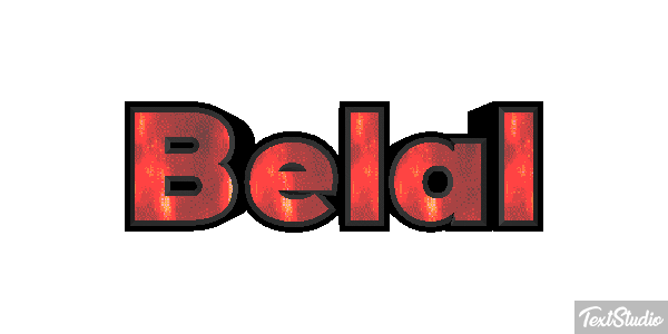 Belal Text effect