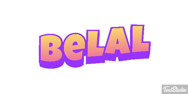 Belal Text effect