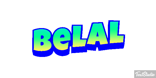 Belal Text effect