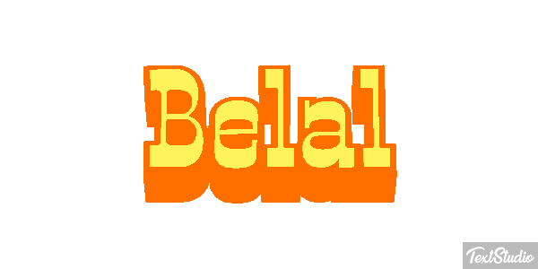 Belal Text effect