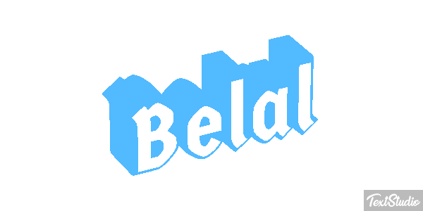 Belal Text effect