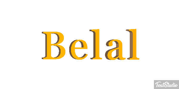 Belal Text effect