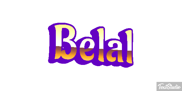 Belal Text effect