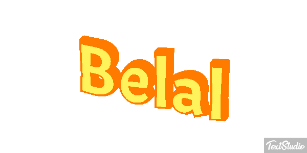 Belal Text effect