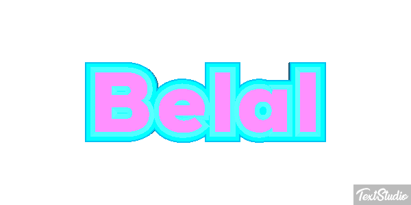 Belal Text effect