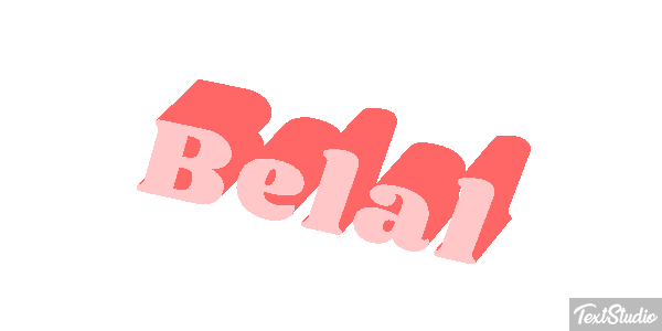 Belal Text effect