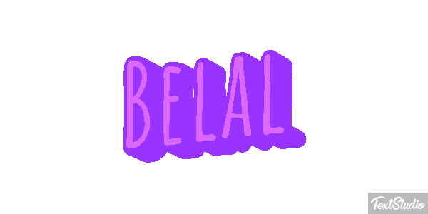 Belal Text effect