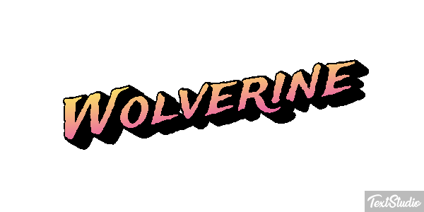 Wolverine Text effect