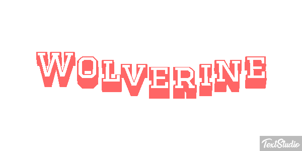 Wolverine Text effect